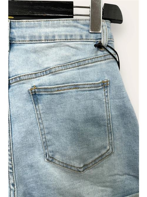Shorts di jeans con tasche davanti LOVEme | TD-12886/Blue Jeans